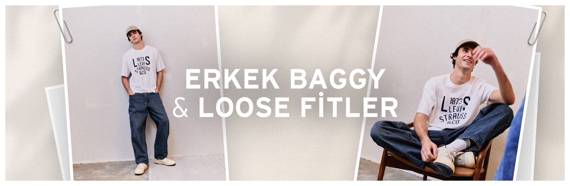 Erkek Loose Jean