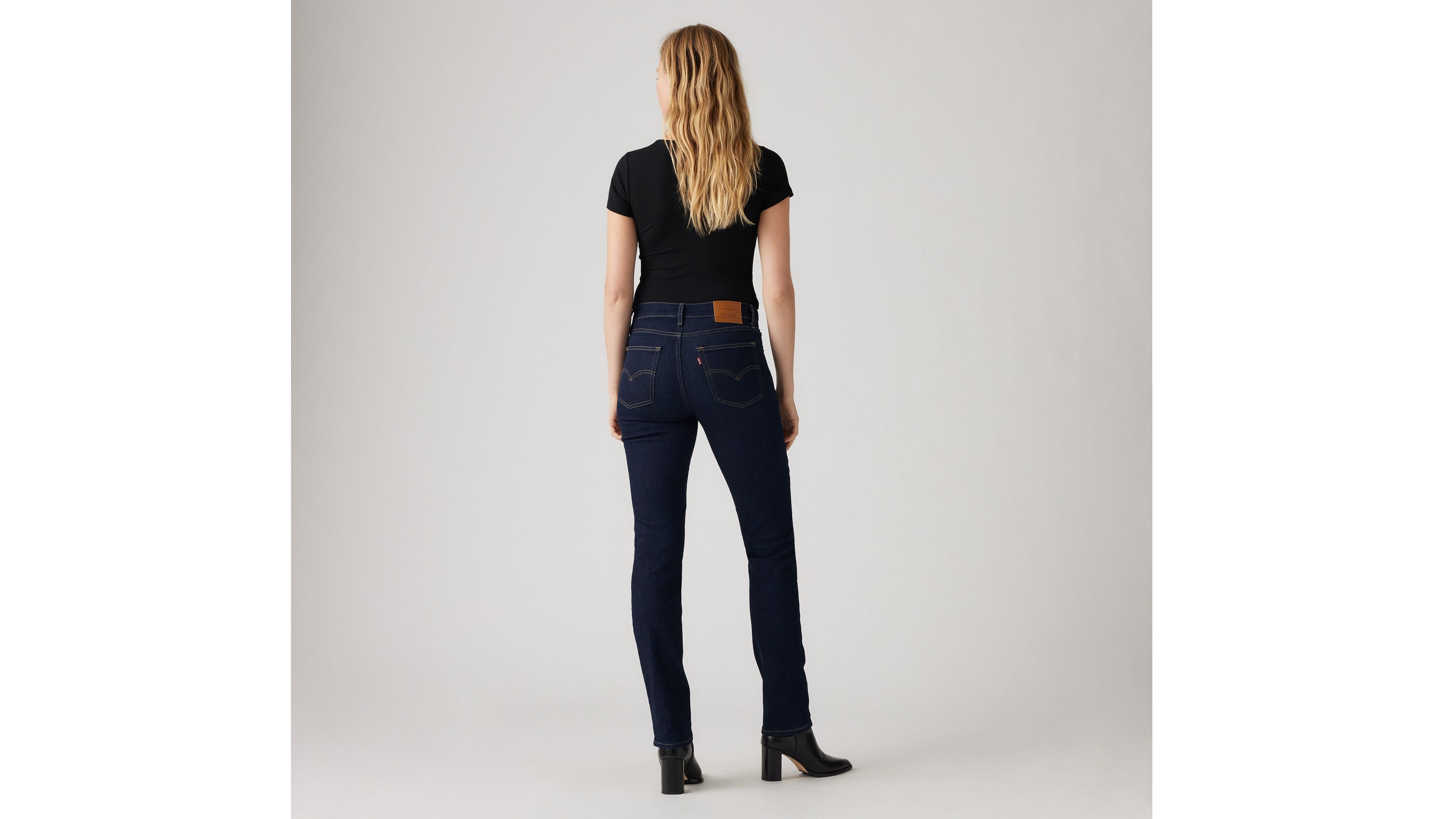 724™ High Rise Straight Kadın Jean Pantolon - Blue Wave Rinse 123823 ...
