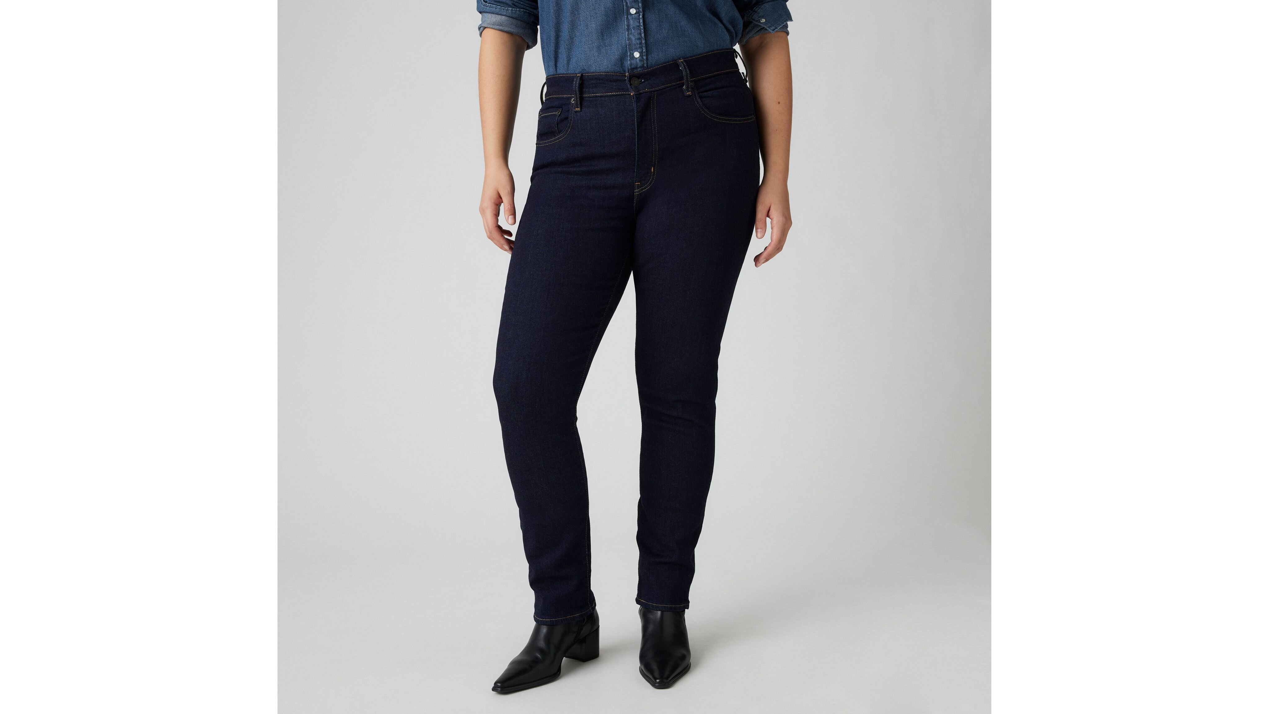 724™ High Rise Straight Kadın Jean Pantolon - Blue Wave Rinse 123823 ...