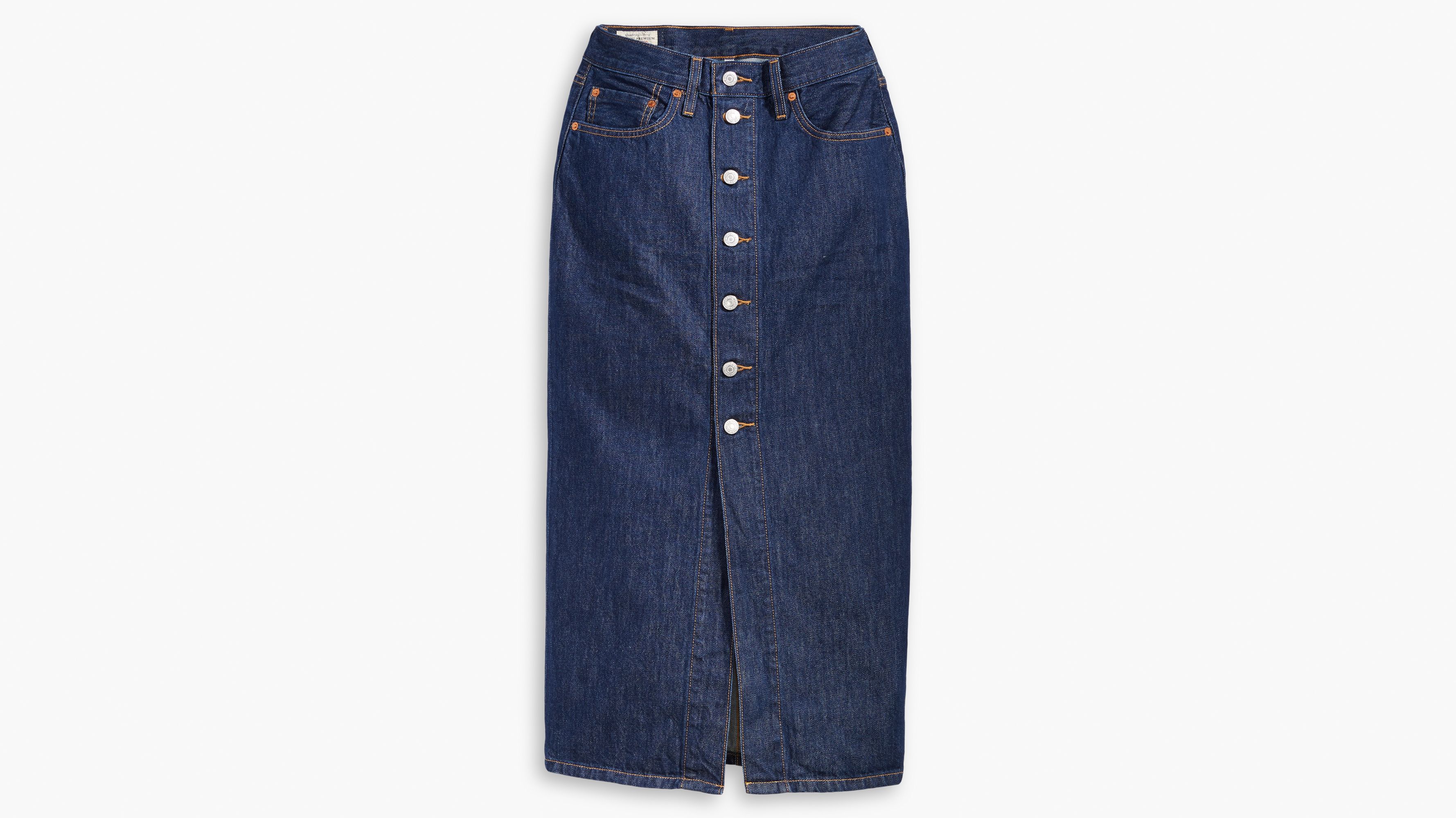 Button Front Midi Skirt Juniper Ridge 120459 Levis Tr