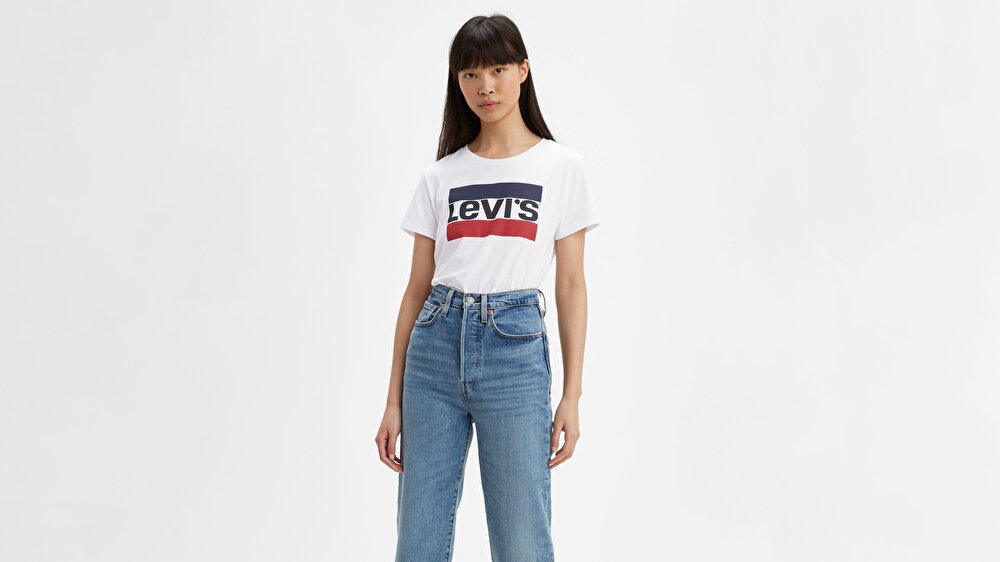 The Perfect Tee Tr Sportswear Beyaz Kad n Ti ort