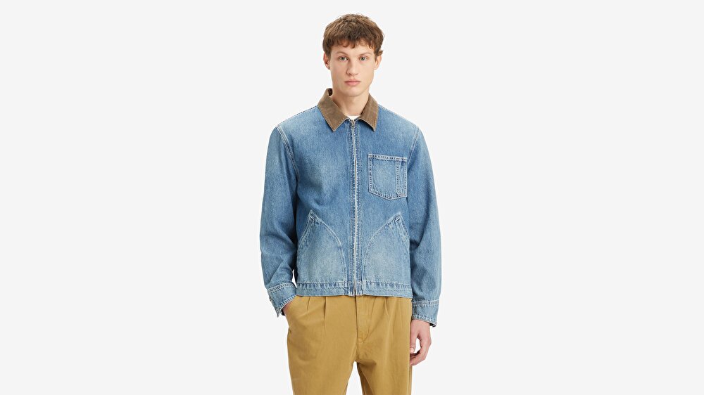 Full-Zip Mechanics Trucker Jean Ceket 125433 | Levi's TR