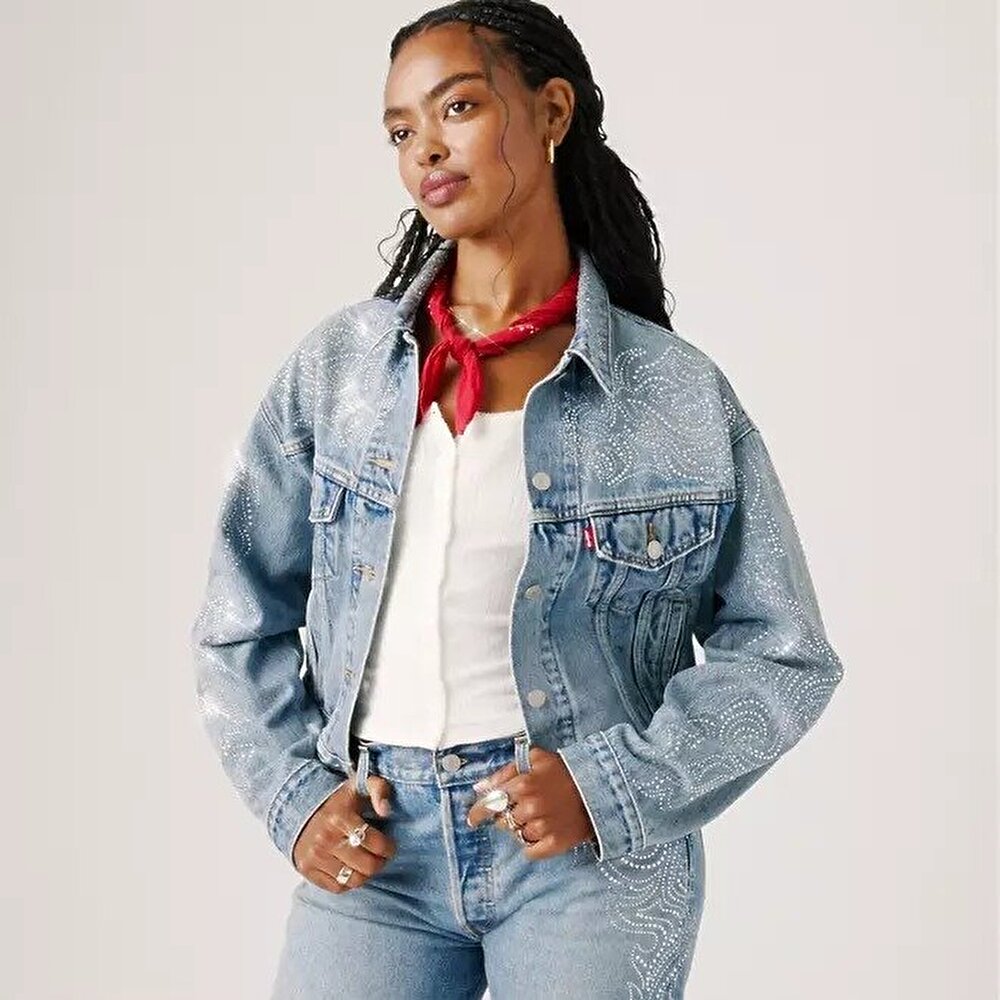 Shrunken '90s TruckerJean Ceket 126151 | Levi's TR
