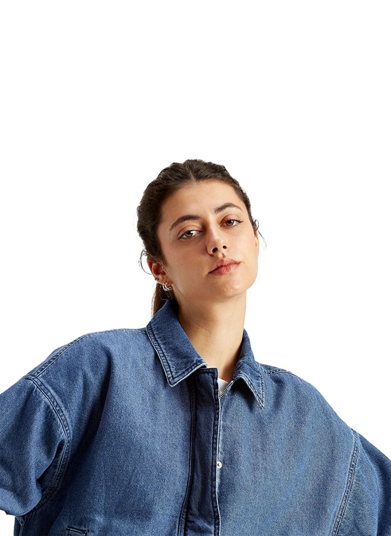 Alora Denim Bomber Ceket Mont