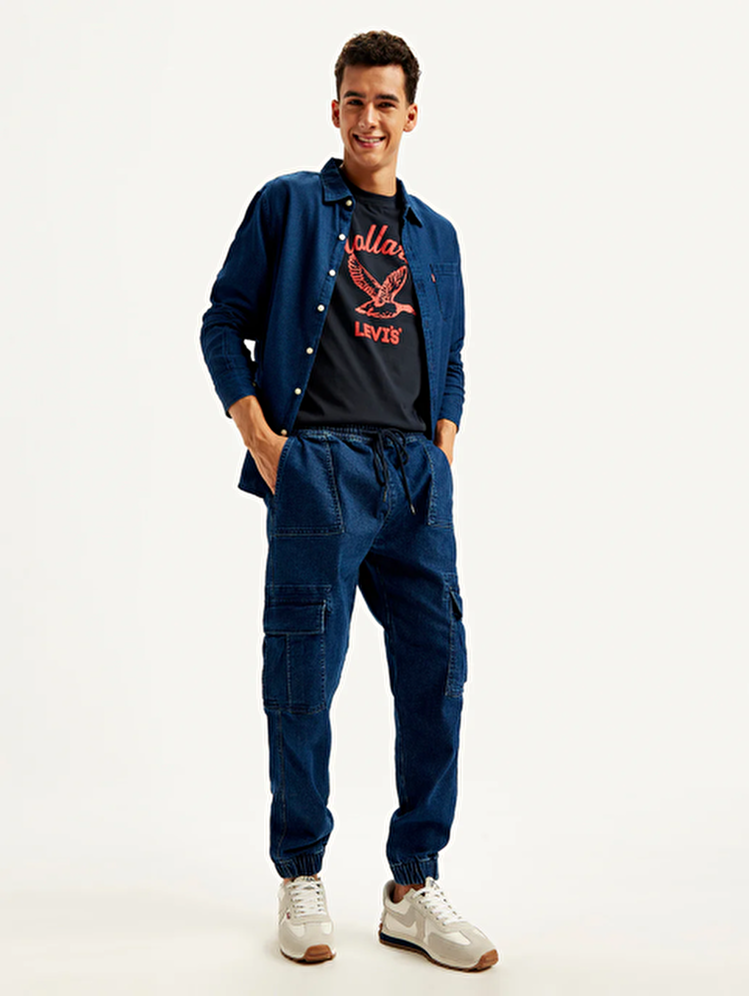 Levis Denim Cargo Jogger Pantolon
