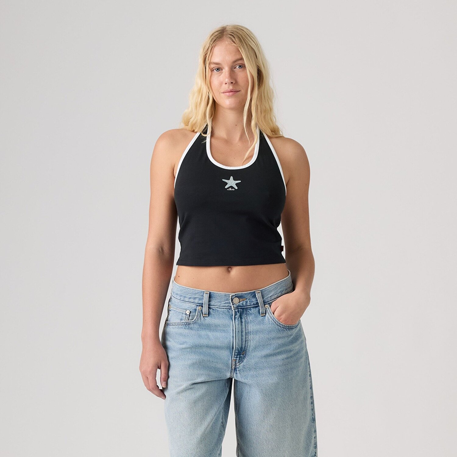 Graphic Ella Halter Top