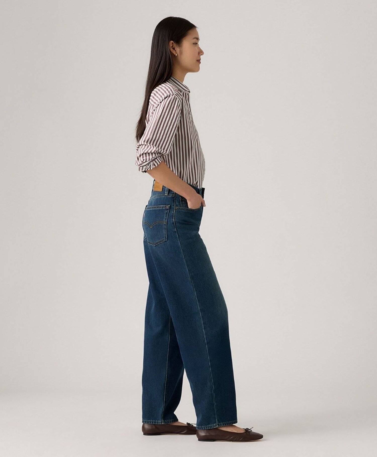 Baggy Dad Kadın Jean Pantolon - Warm West Coast