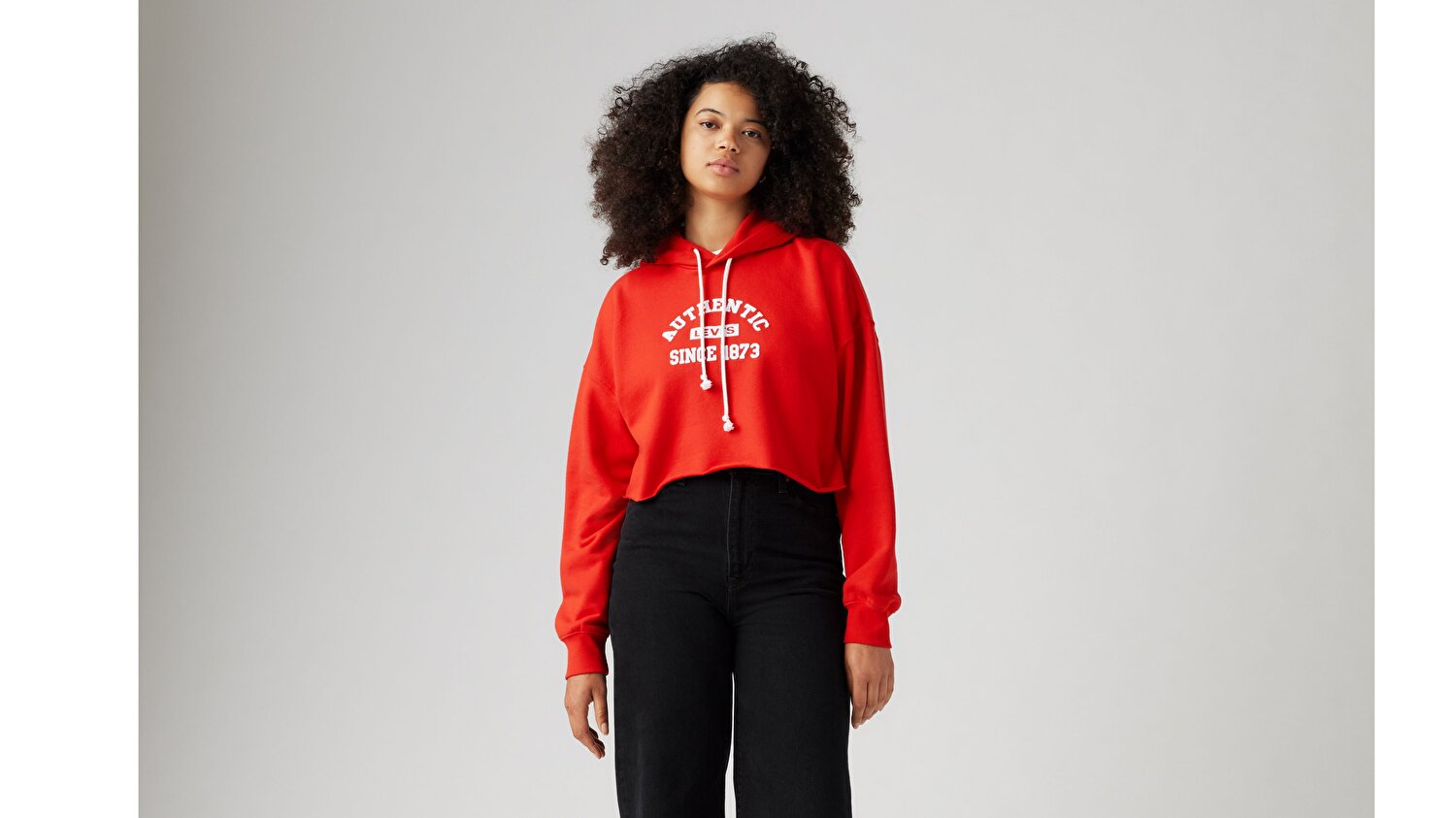 Graphic Leo Cropped Hoodie