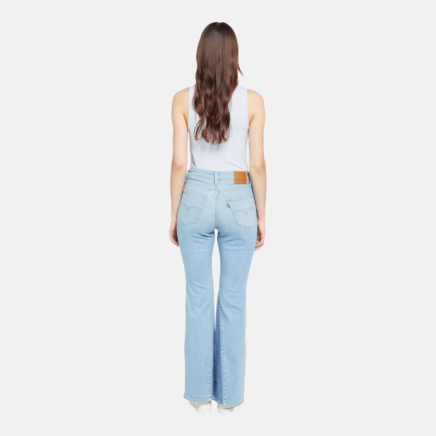 726 High Flare Kadın Jean Pantolon - Patch Piece