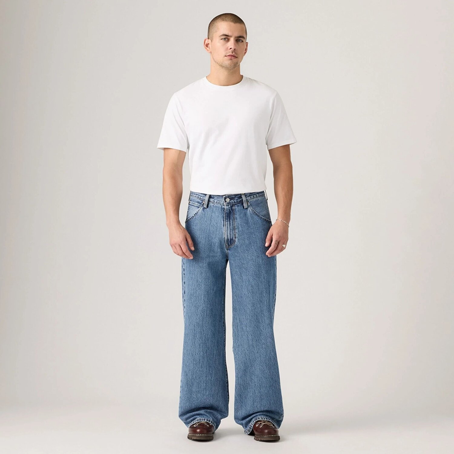 Twisted Baggy Wide Leg Erkek Jean Pantolon - Let's Do The Twist