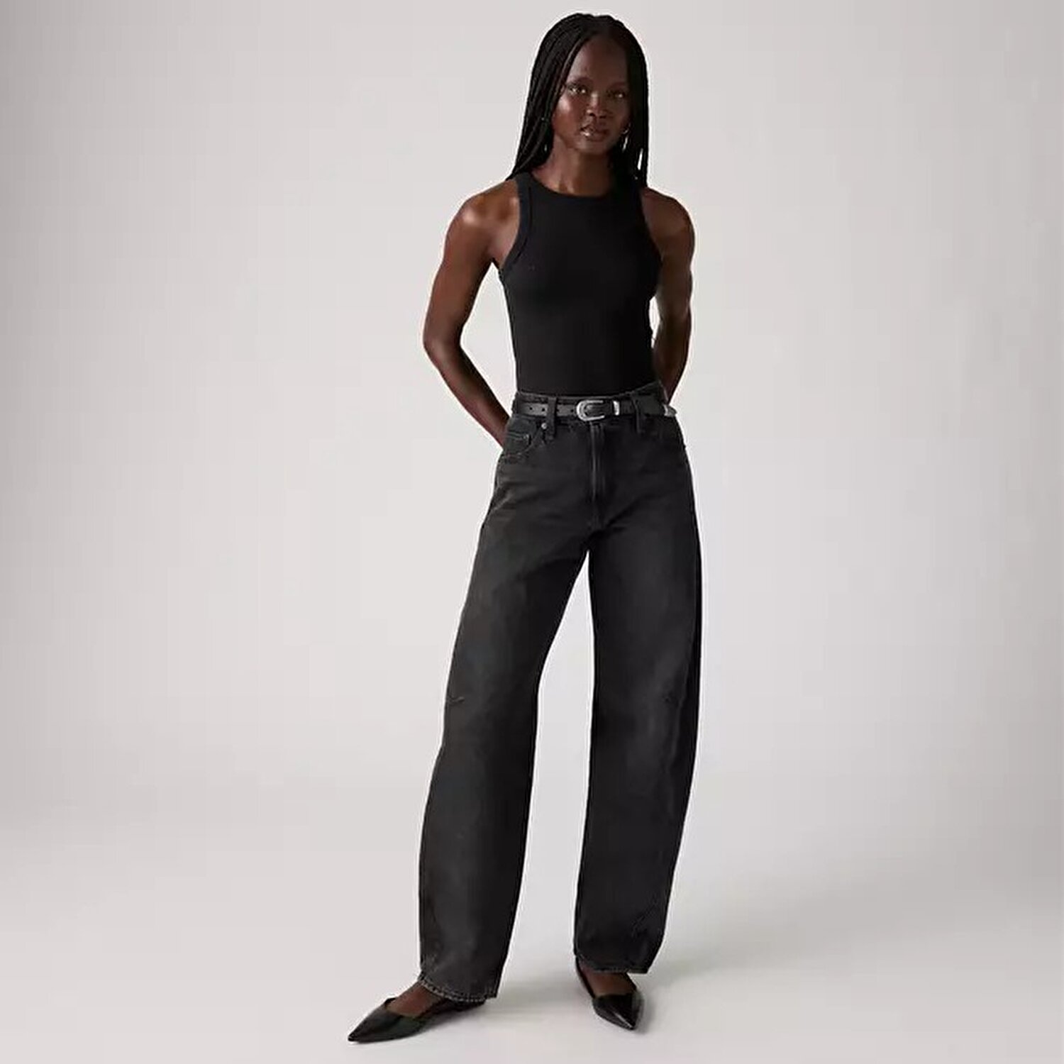 Baggy Dad Barrel Kadın Jean Pantolon - Rebel Edge Barrel