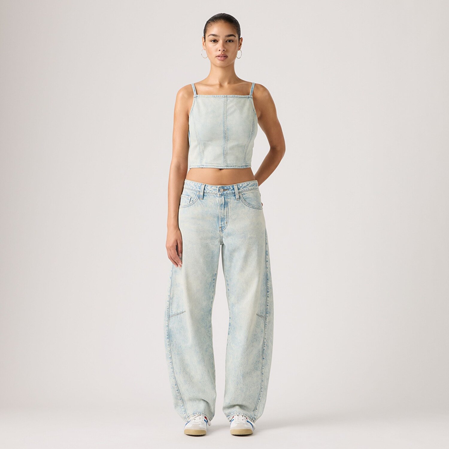 Baggy Dad Barrel Kadın Jean Pantolon - Cielito Lindo Acid