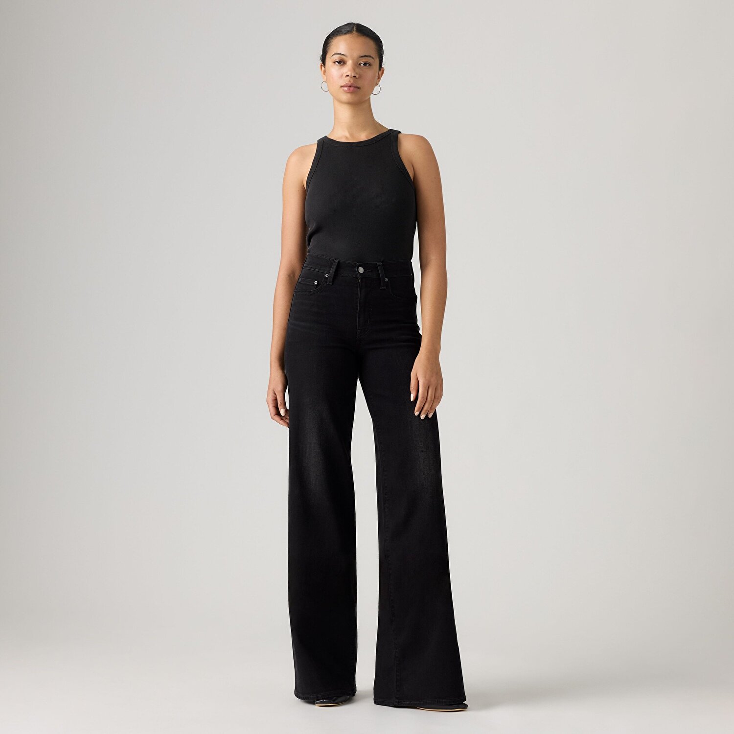 728™ High Rise Wide Leg Kadın Jean Pantolon - Worn Midnight