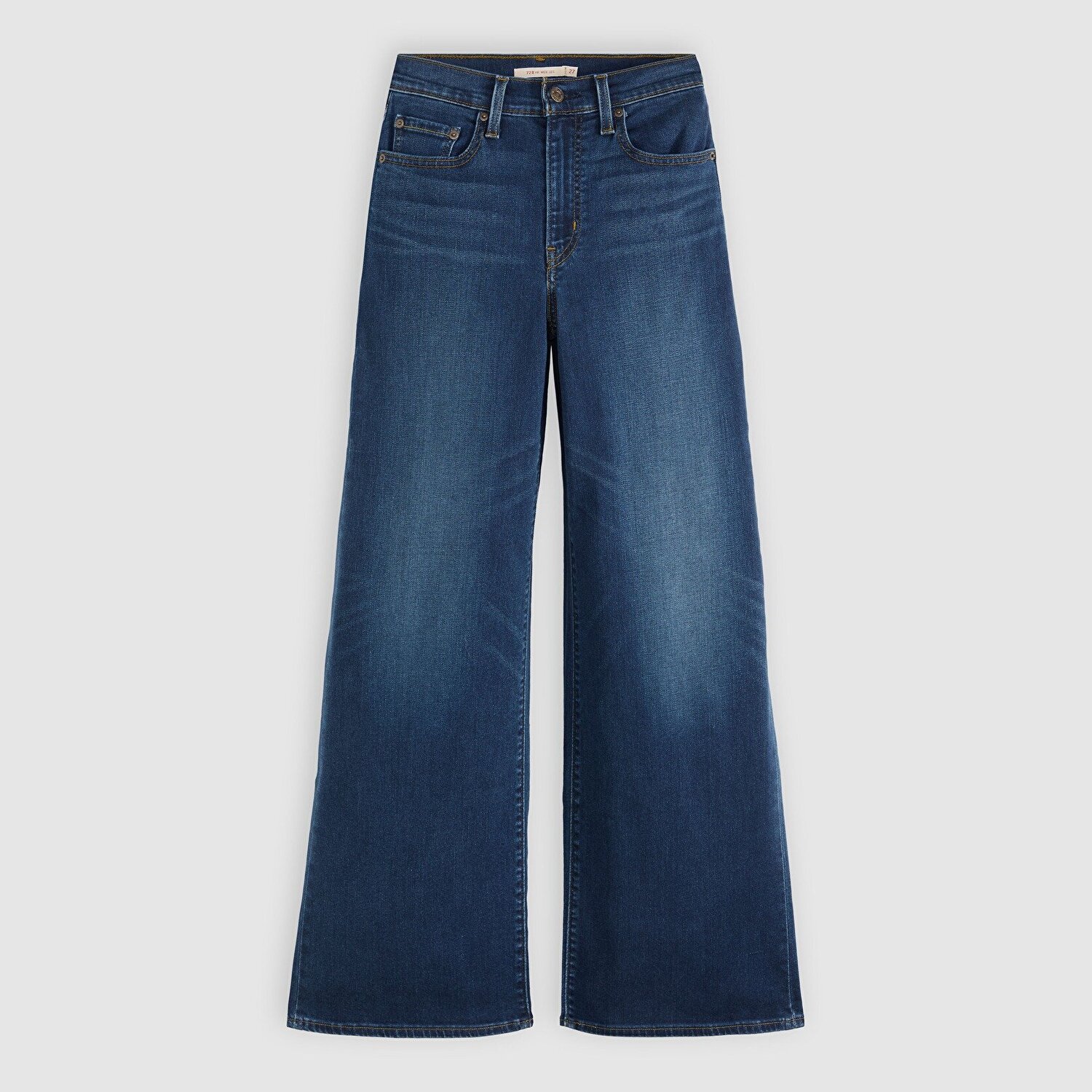 728™ High Rise Wide Leg Kadın Jean Pantolon - Blue Dark