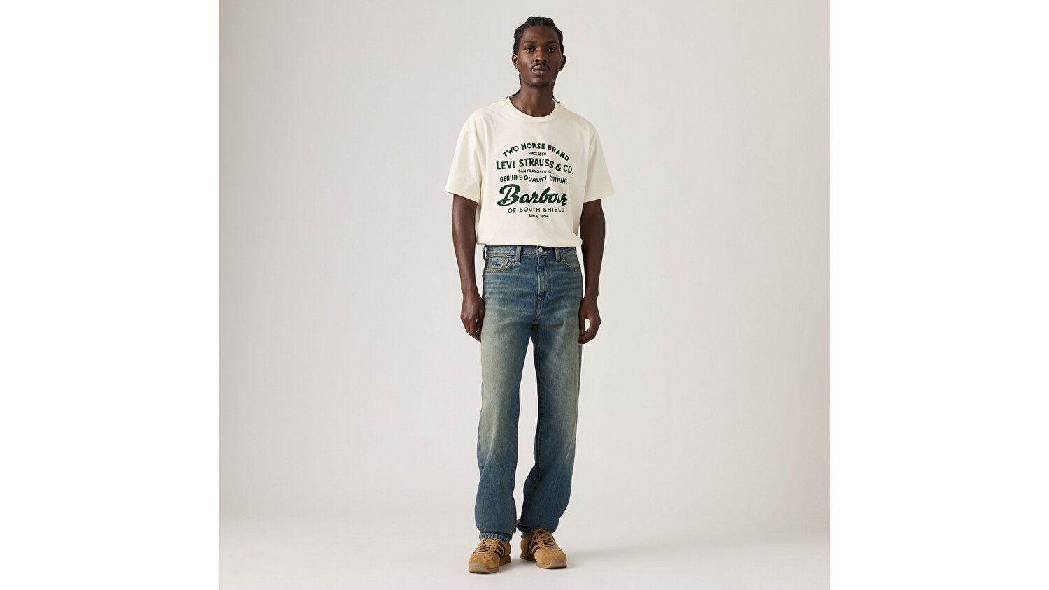 Levi's® x Barbour 568™ Loose Erkek Jean Pantolon