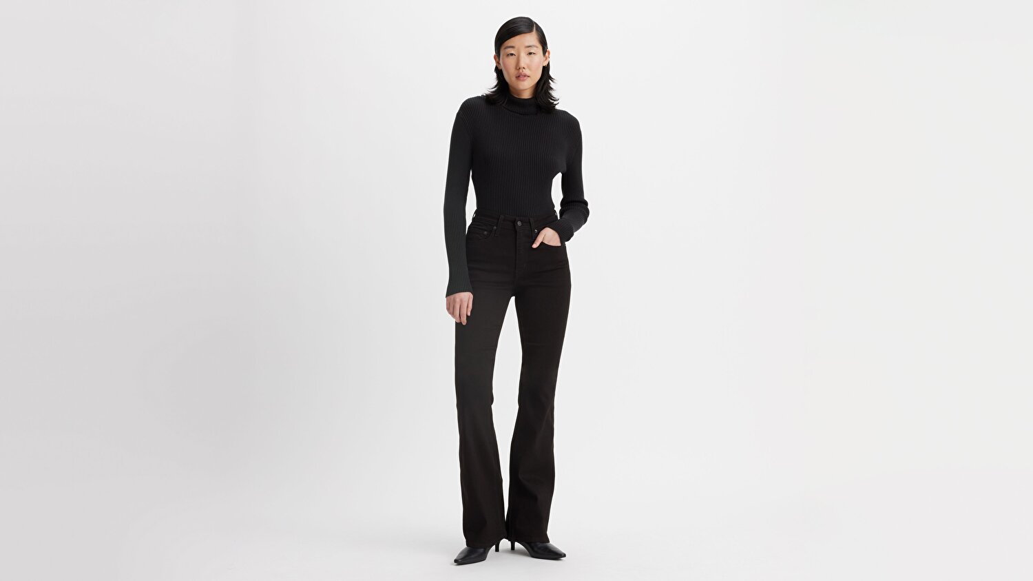 726™ High Rise Flare Kadın Jean Pantolon - Midnight Gaze