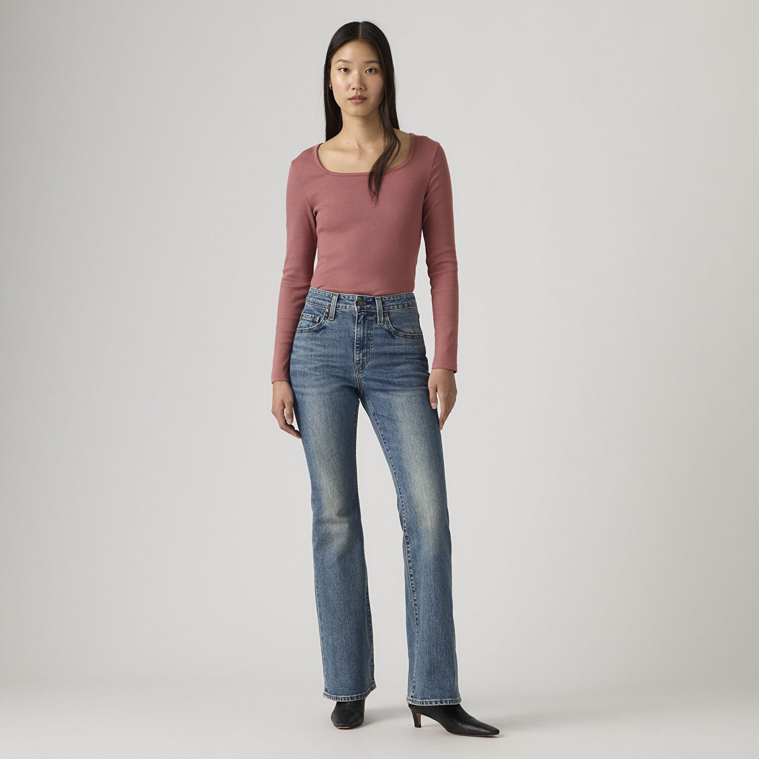 726™ High Rise Flare Kadın Jean Pantolon - Face Right