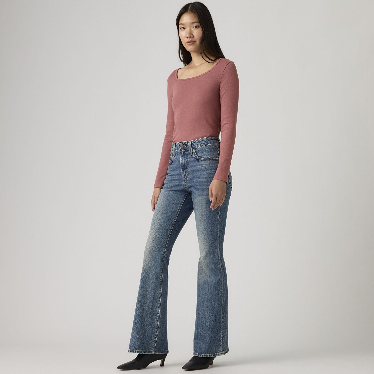 726™ High Rise Flare Kadın Jean Pantolon - Face Right