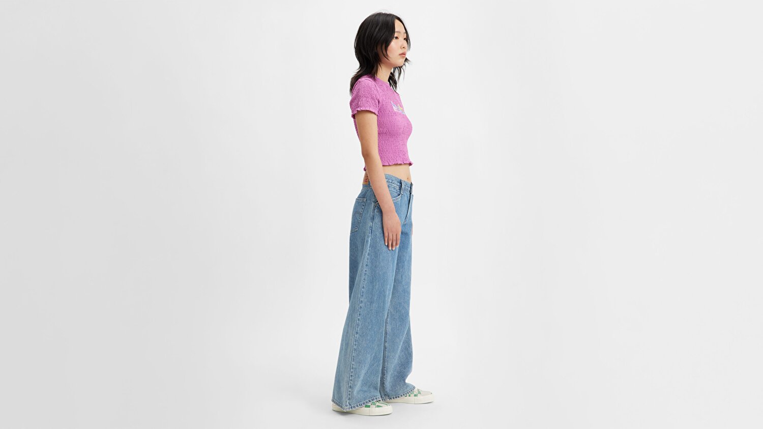 '94 Baggy Wide Leg Kadın Jean Pantolon - Take Chances