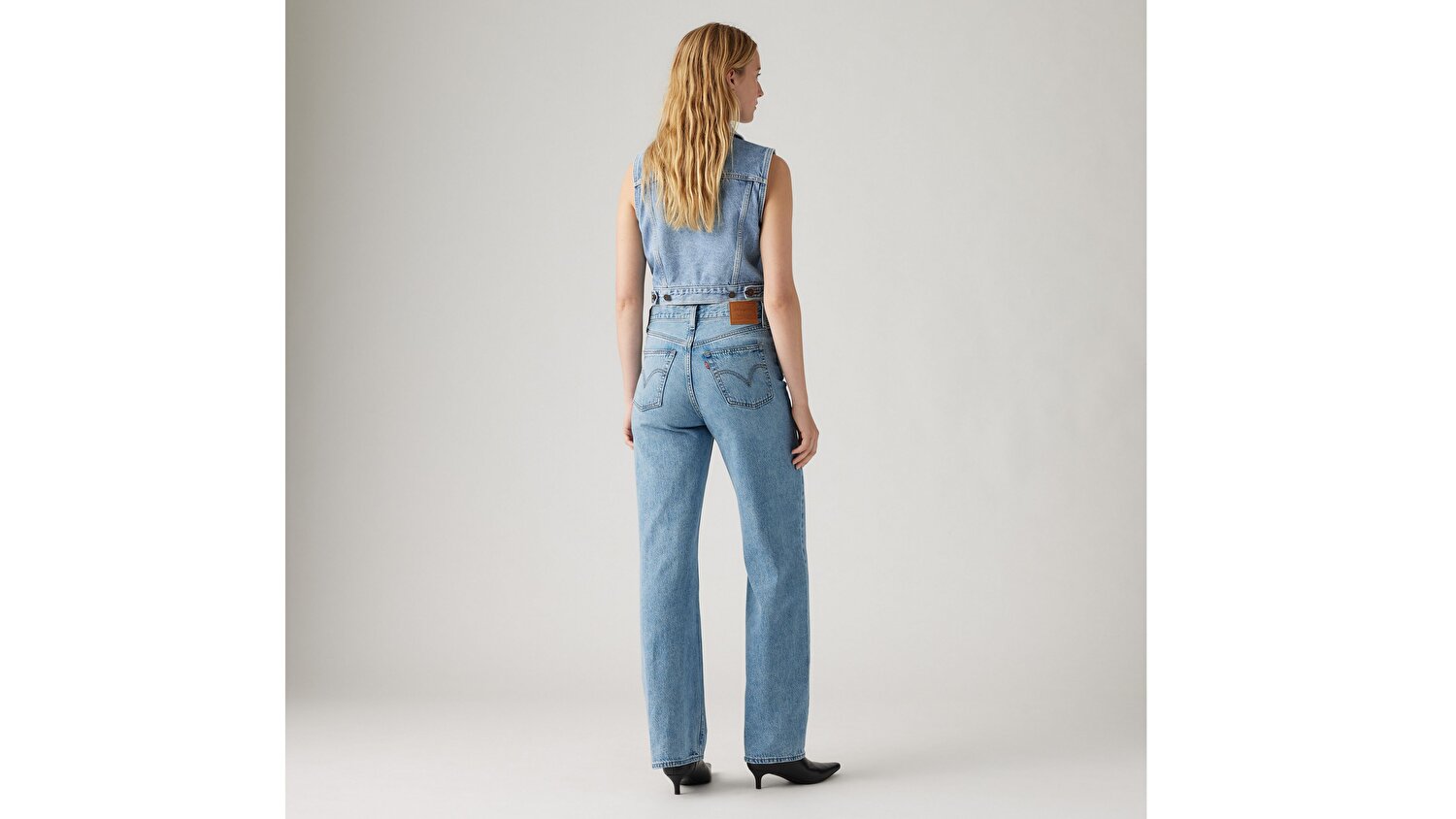 Ribcage Wide Leg Kadın Jean Pantolon - Far And Wide