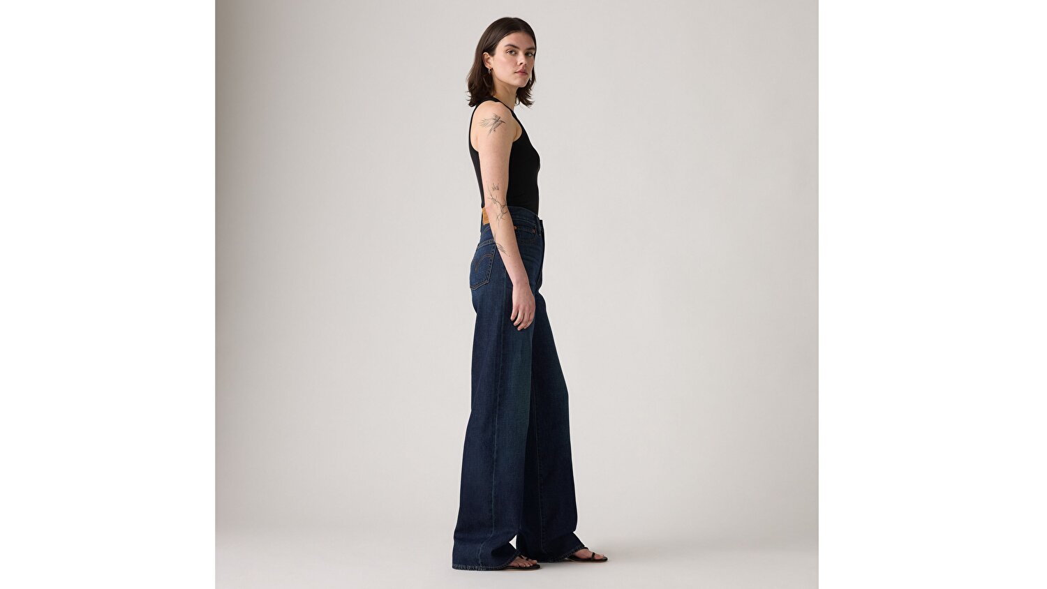 Ribcage Wide Leg Kadın Jean Pantolon - Do You Mind