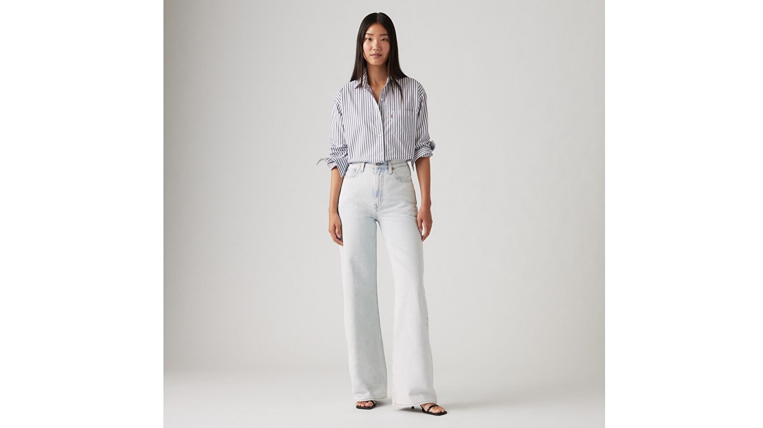 Ribcage Wide Leg Kadın Jean Pantolon - Be Prepared