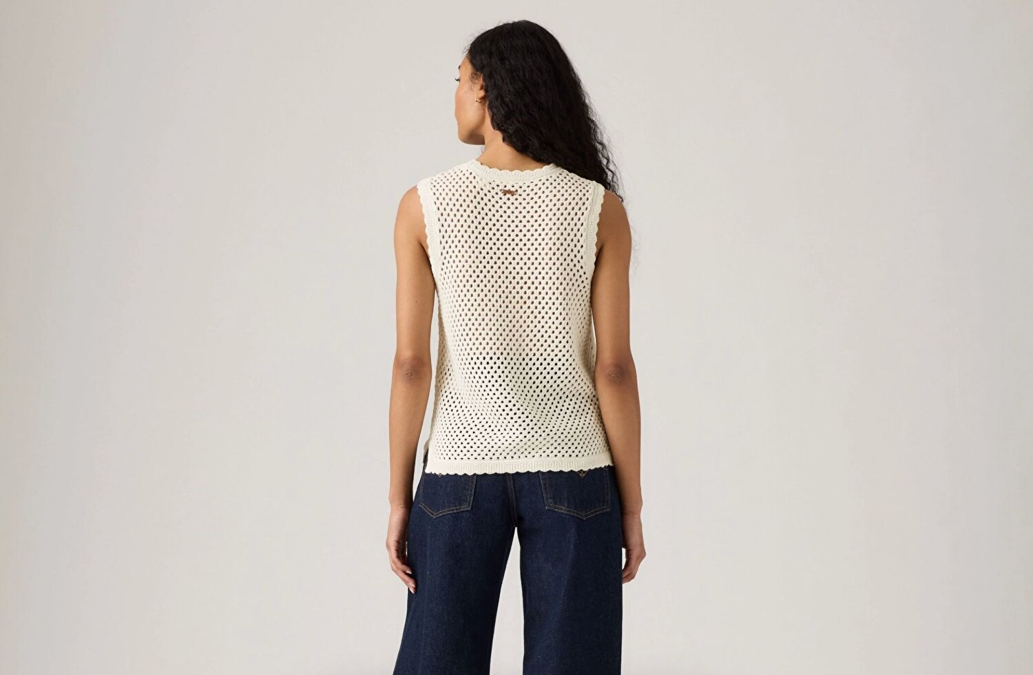 Adrienne Crochet Tank Top