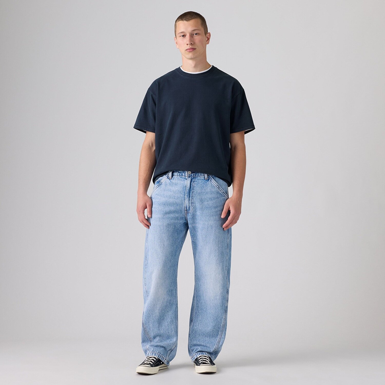 Baggy Barrel Erkek Jean Pantolon - Running The Race