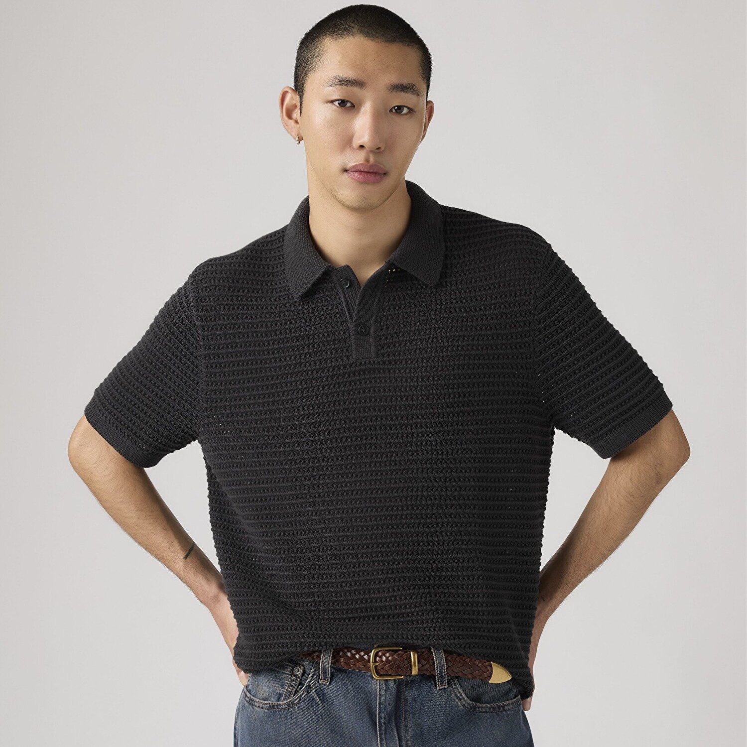 Laguna Örgü Polo Kazak