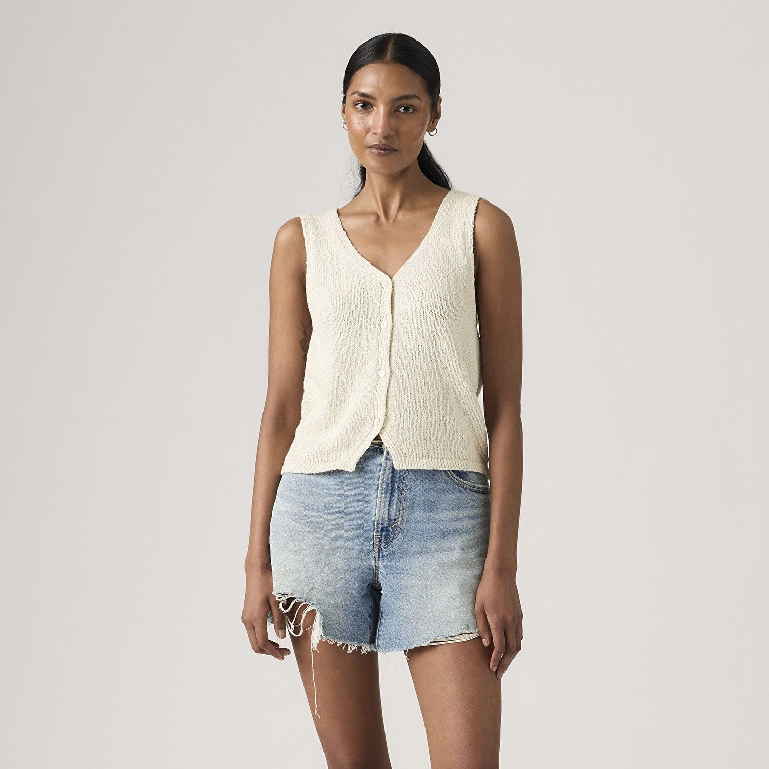 Helen Mini Boucle Yelek