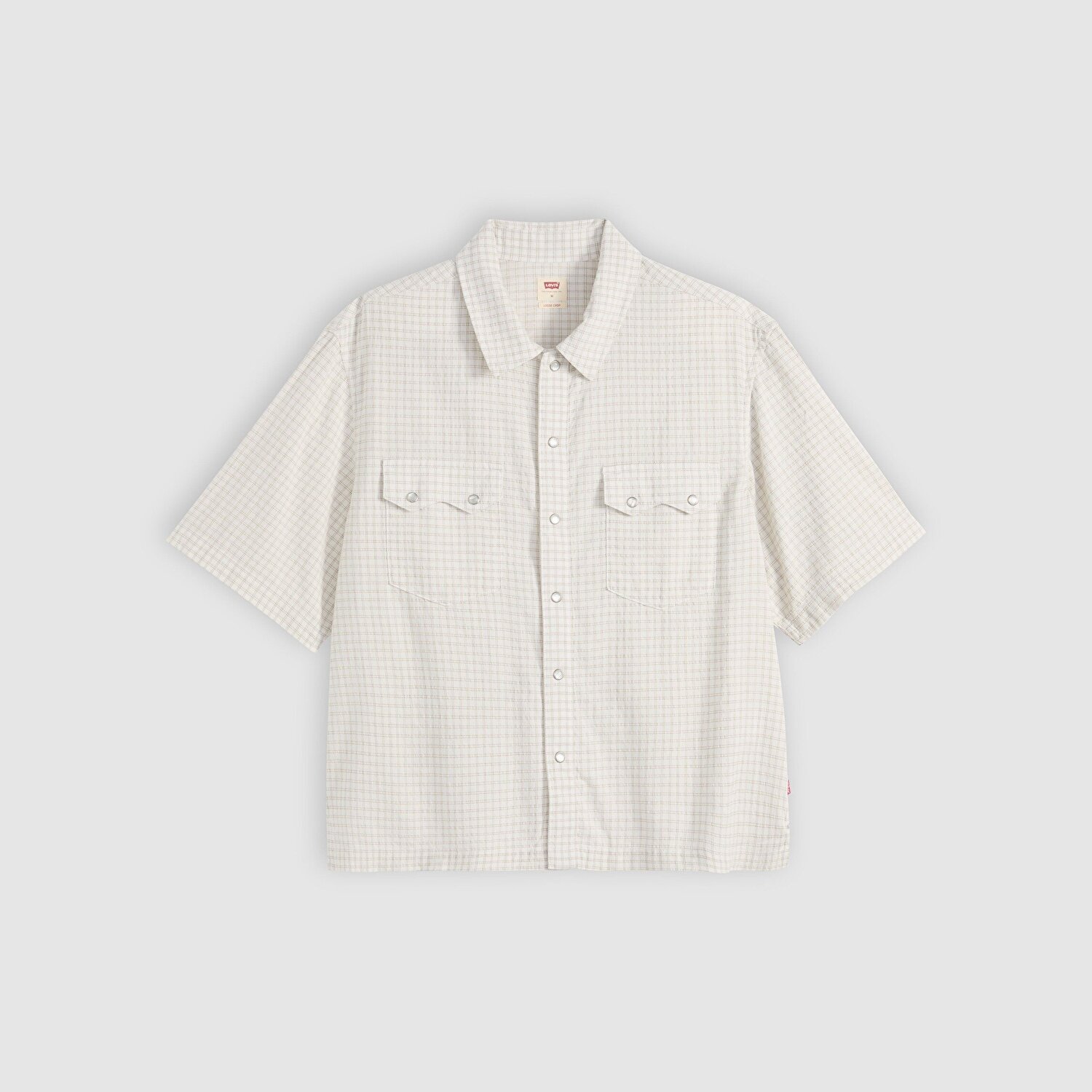 Boxy Western Lightweight Kısa Kollu Gömlek