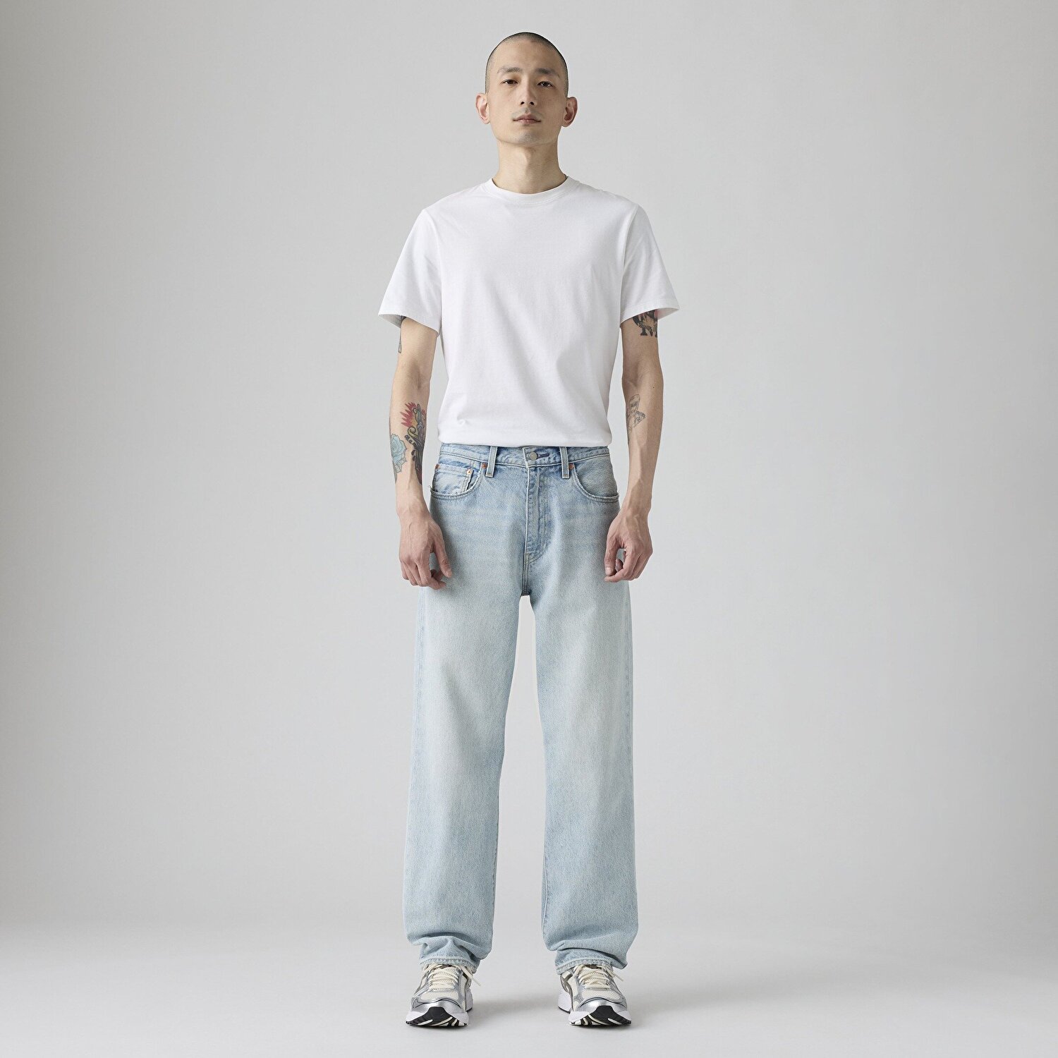 568™ Loose Straight Erkek Jean Pantolon - Baby Blue Essentials