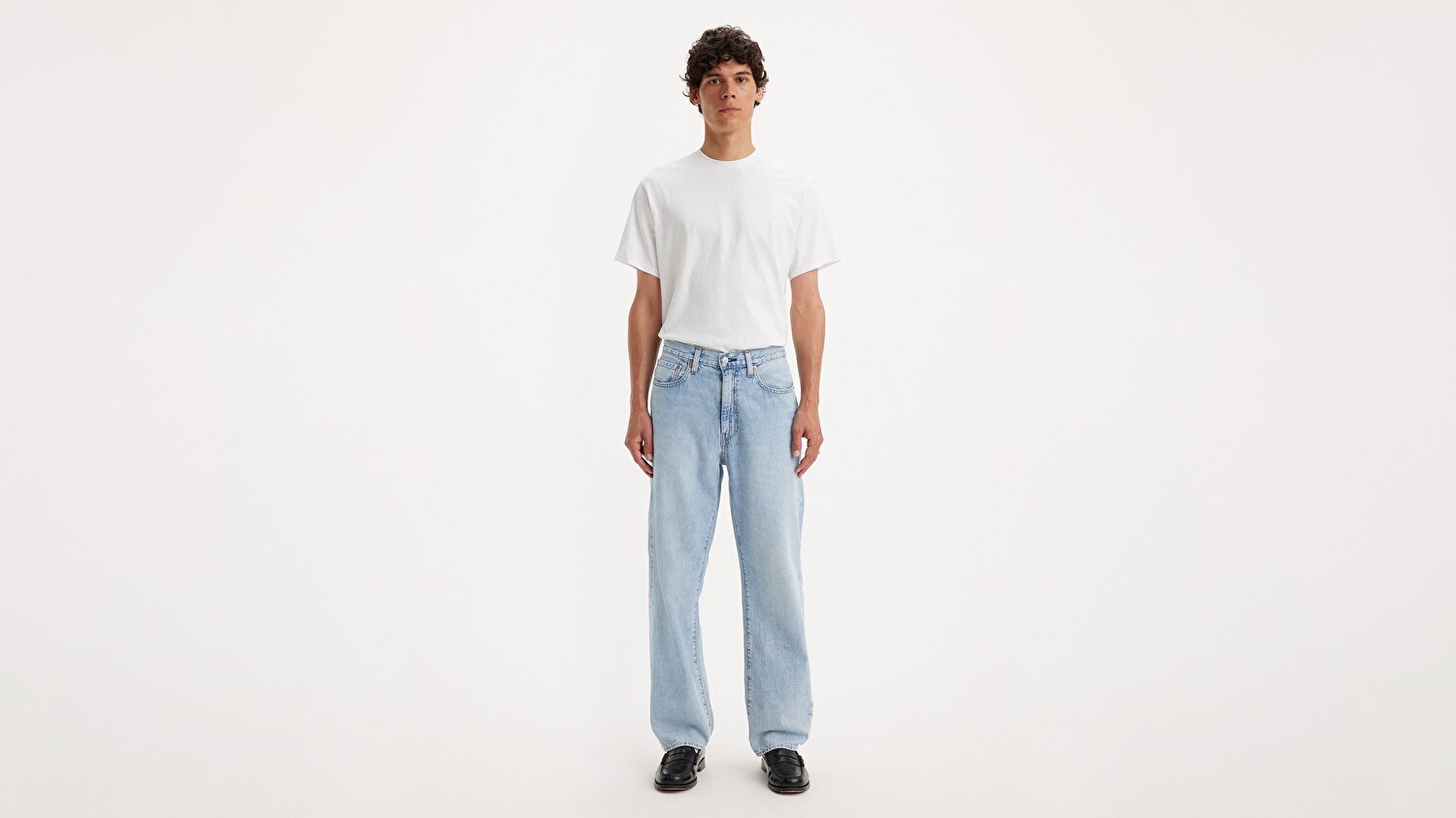 568™ Loose Straight Lightweight Linen+ Denim Erkek Jean Pantolon - Varsity Academia