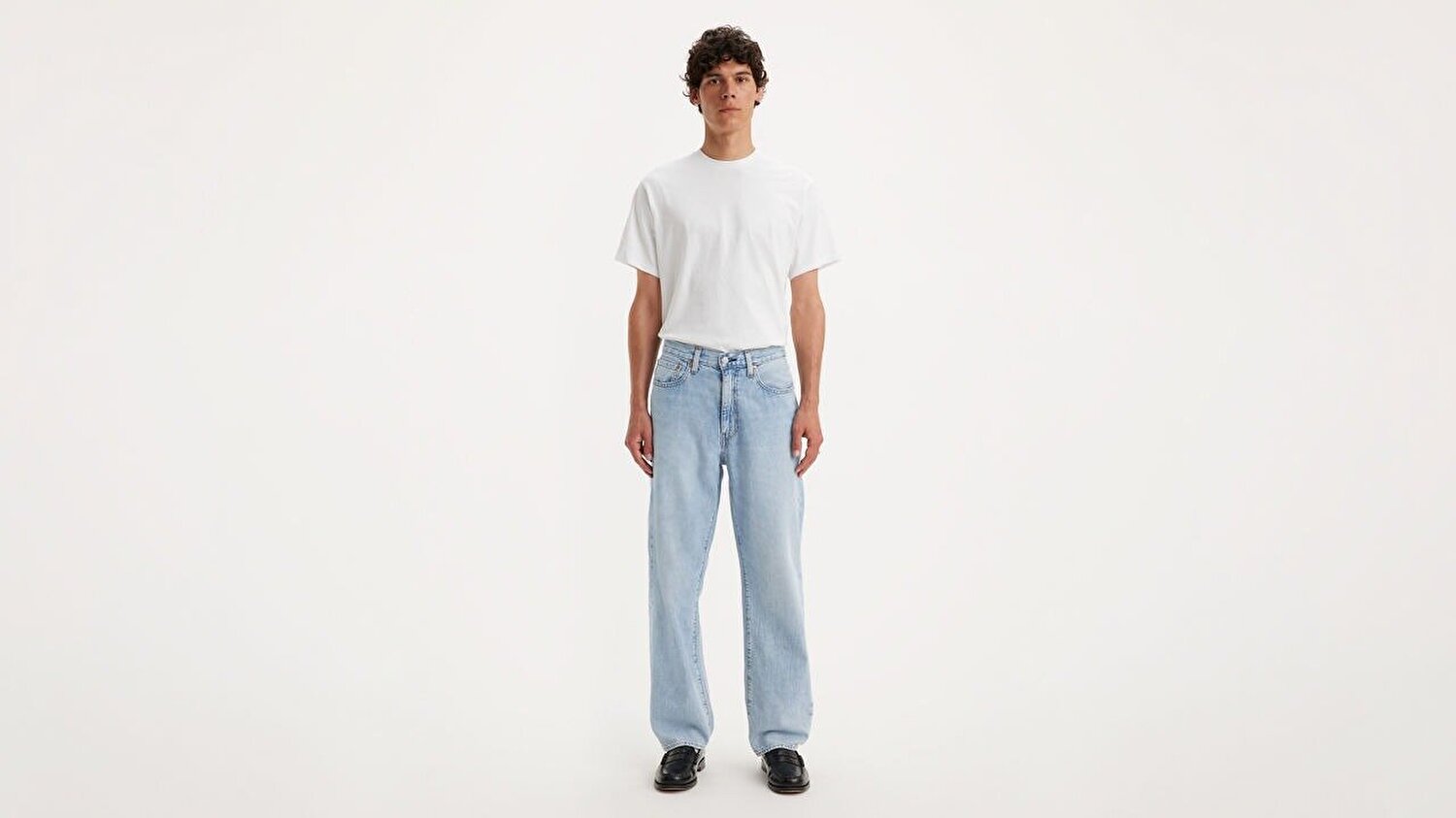 568™ Loose Straight Lightweight Linen+ Denim Erkek Jean Pantolon - Varsity Academia