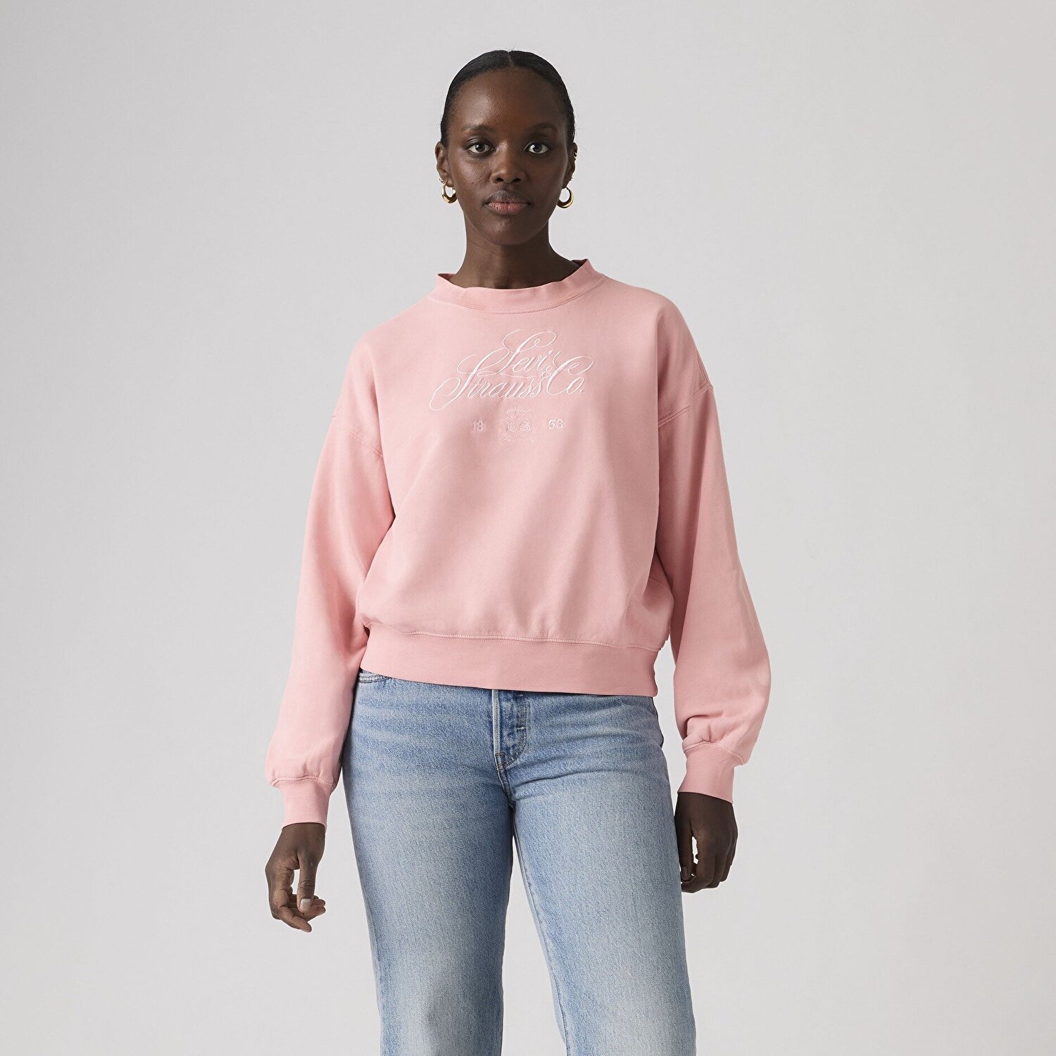 Graphic Vintage Boxy Sweatshirt