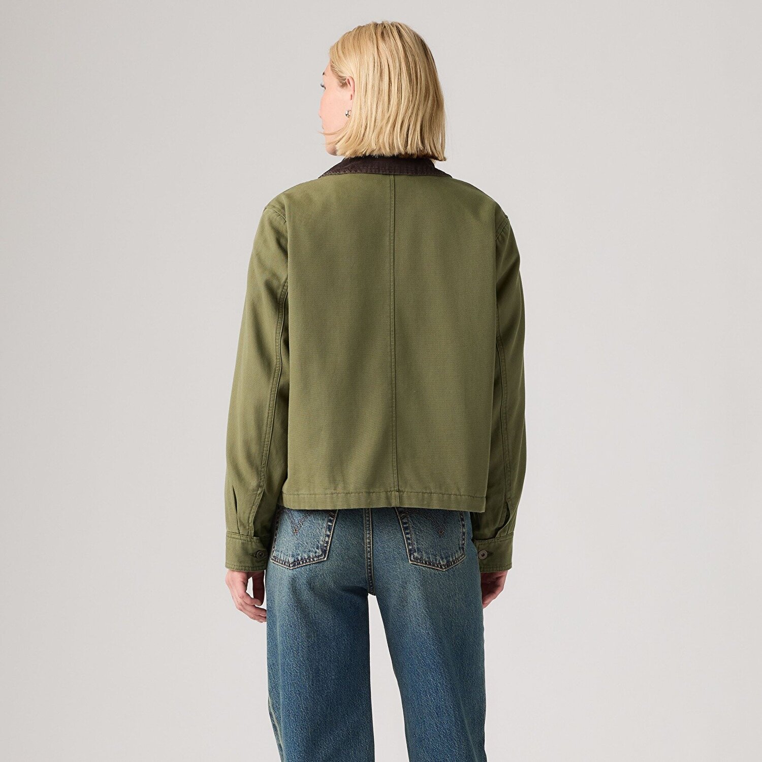 Bree Cropped Chore Mont Ceket