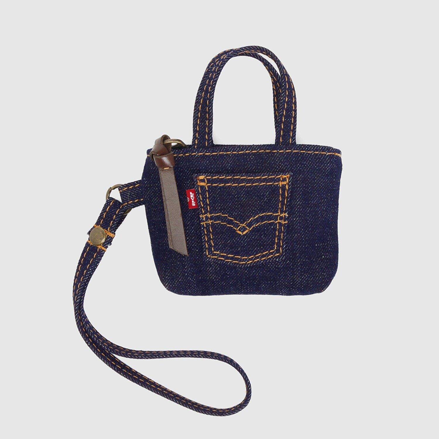 Mini Back Pocket Tote Charm