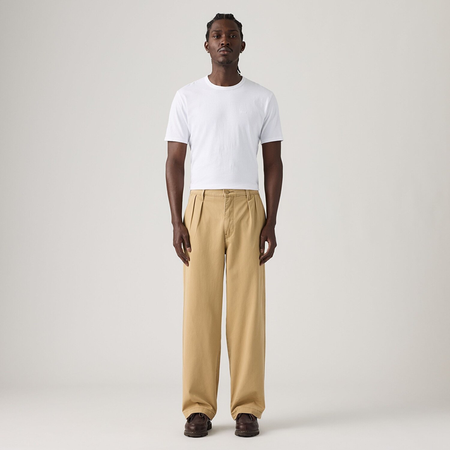 XX Chino Baggy Pleated Erkek Pantolon