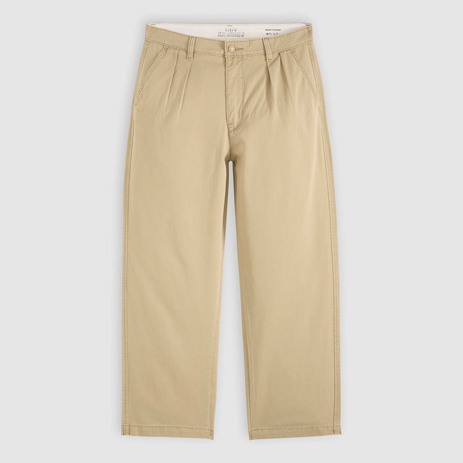 XX Chino Baggy Pleated Erkek Pantolon