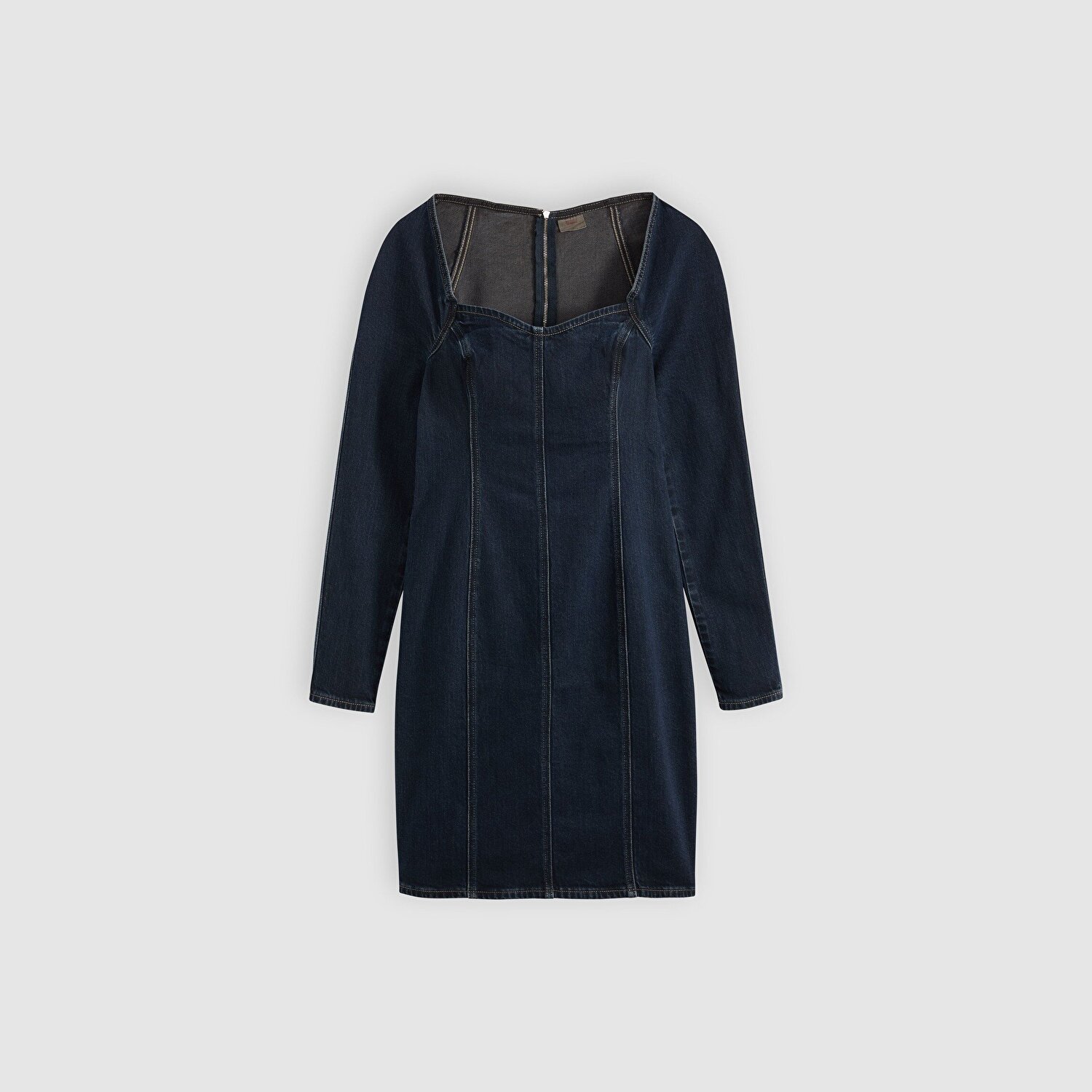 '80s Cocktail Denim Elbise