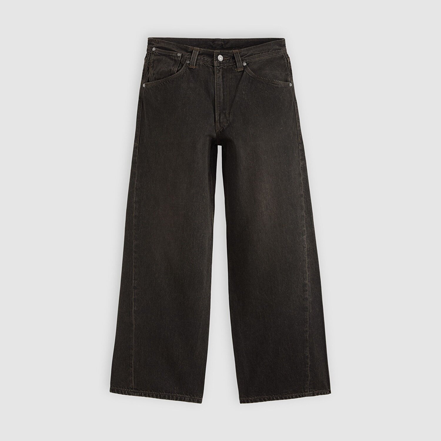 Twisted Baggy Wide Leg Erkek Jean Pantolon - Midnight Twist