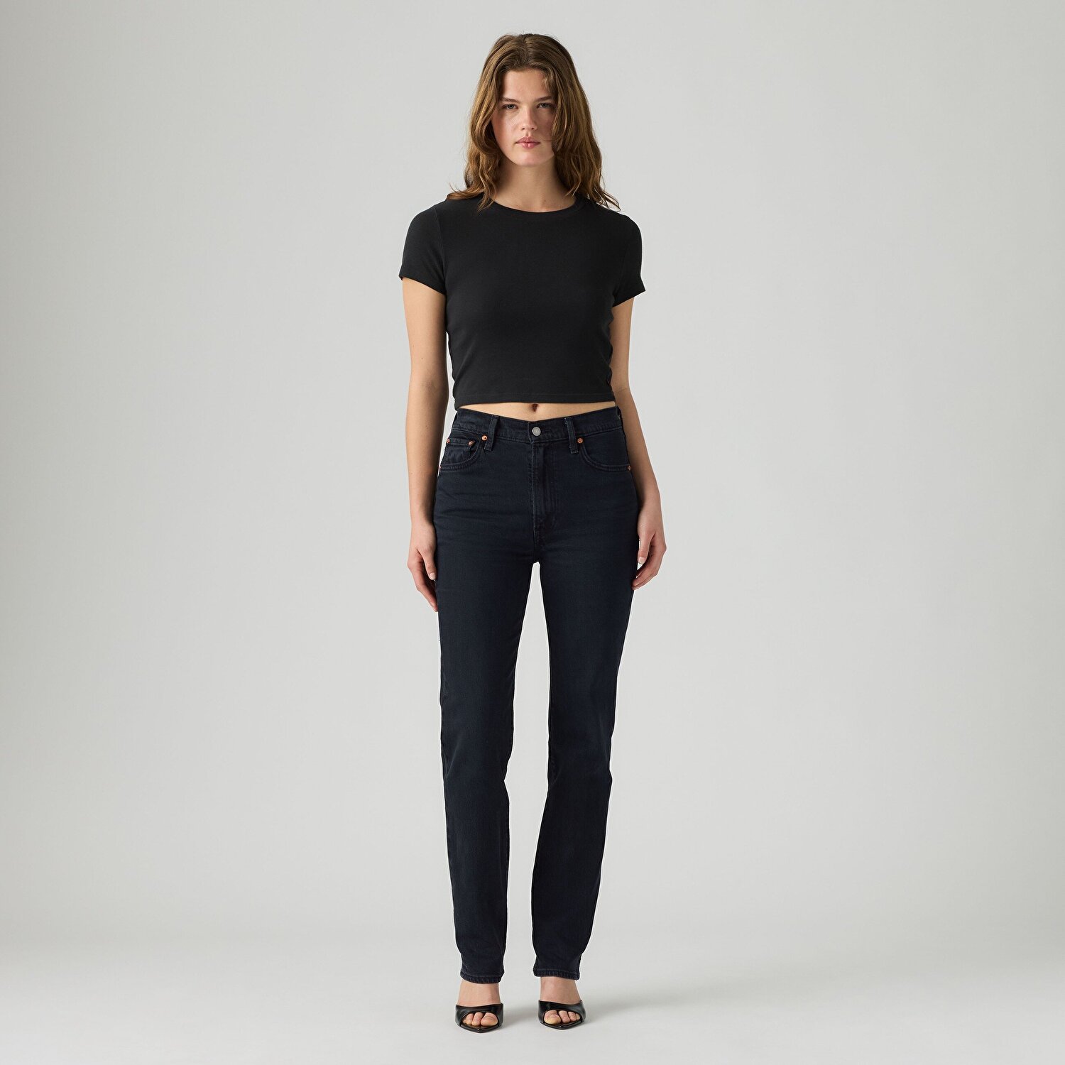 Ribcage Slim Kadın Jean Pantolon - Slight Night