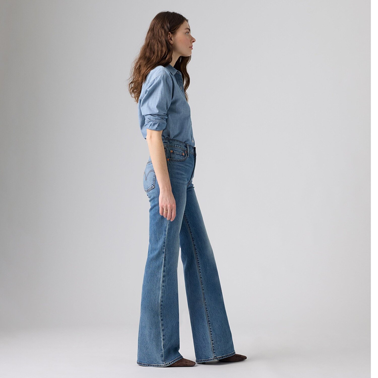 Ribcage Flare Kadın Jean Pantolon - Sweet Noon