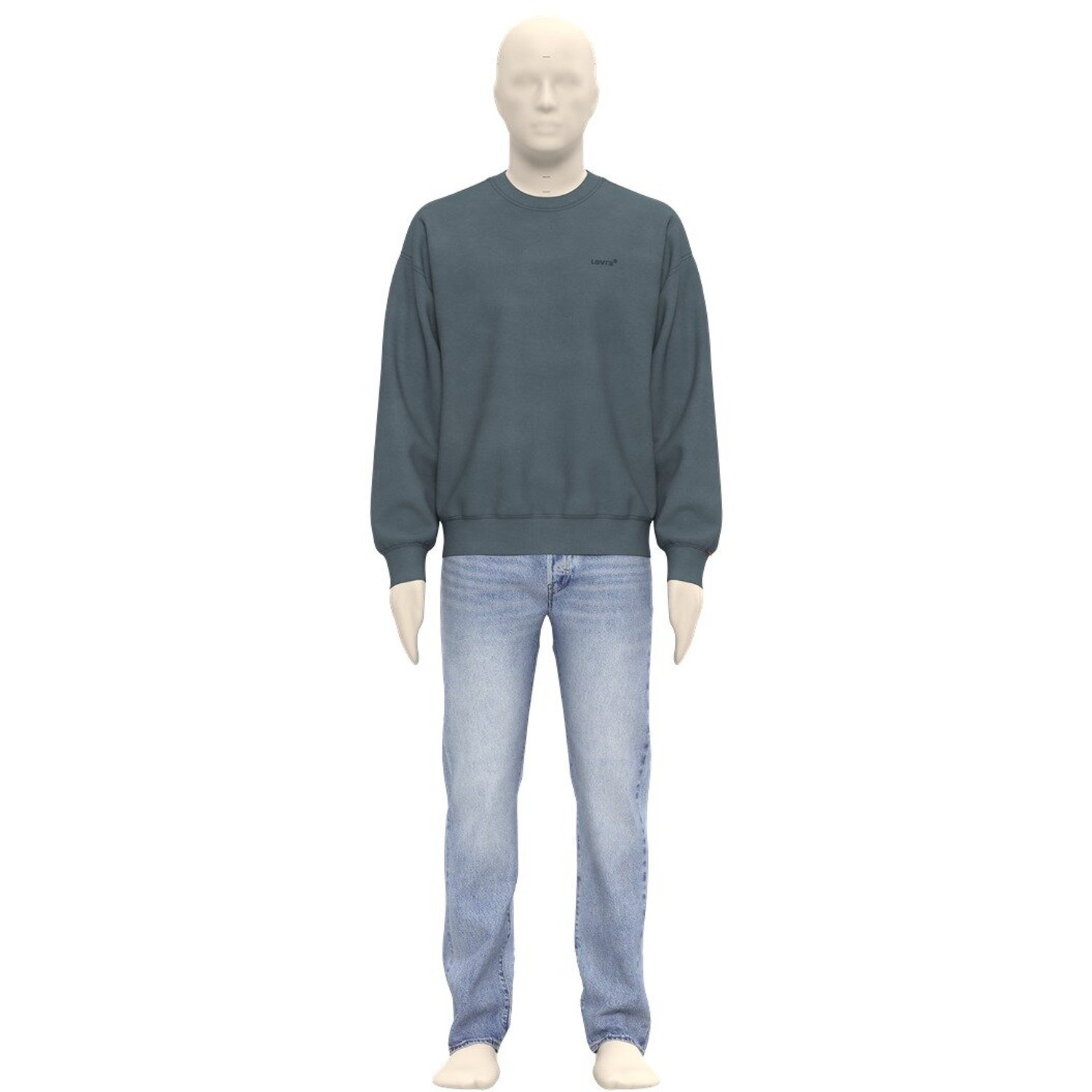 Authentic Bisiklet Yaka Sweatshirt