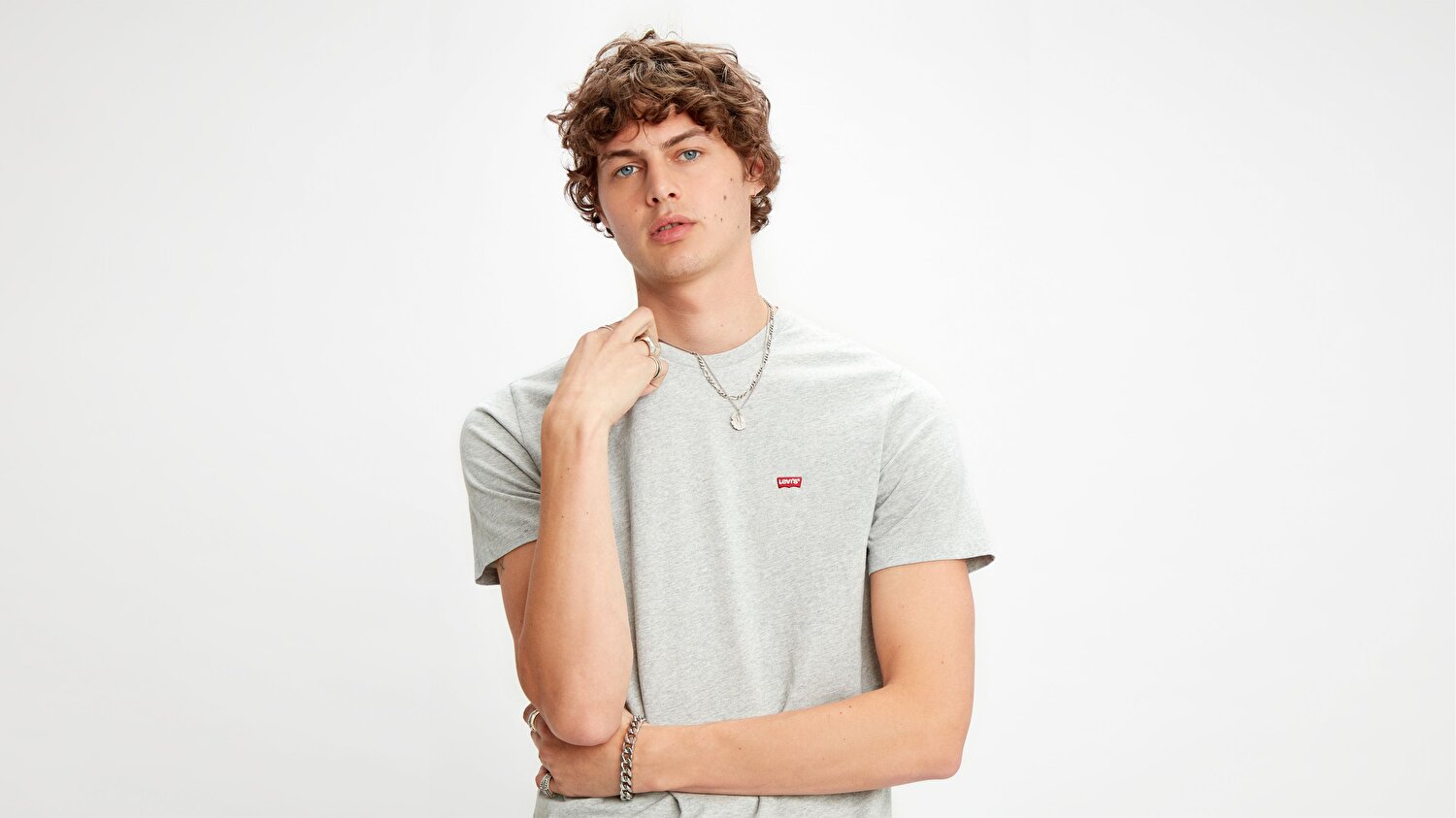 The Original Tee Cotton Gri Erkek Tişört