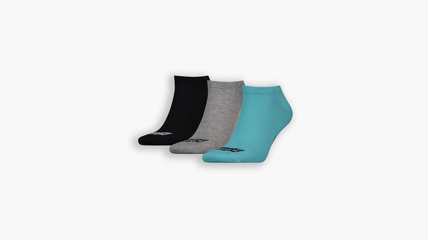 Levi's® Batwing Logo Mid Cut Çorap - 3'lü Paket