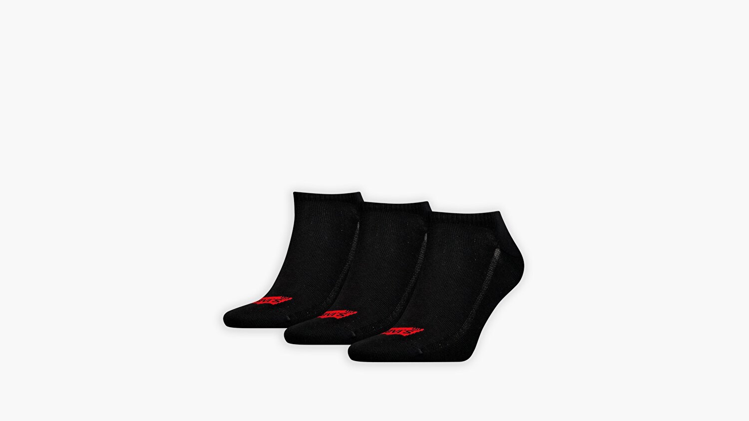 Levi's® Low Cut Batwing Logo Recycled Cotton Çorap - 3'lü
