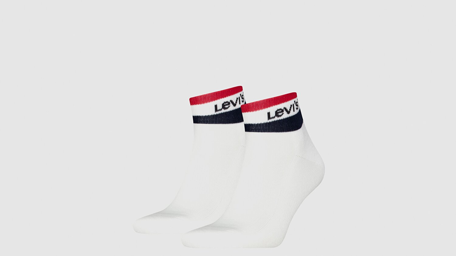 Levi's® Mid Cut Sport Stripe Çorap - 2'li