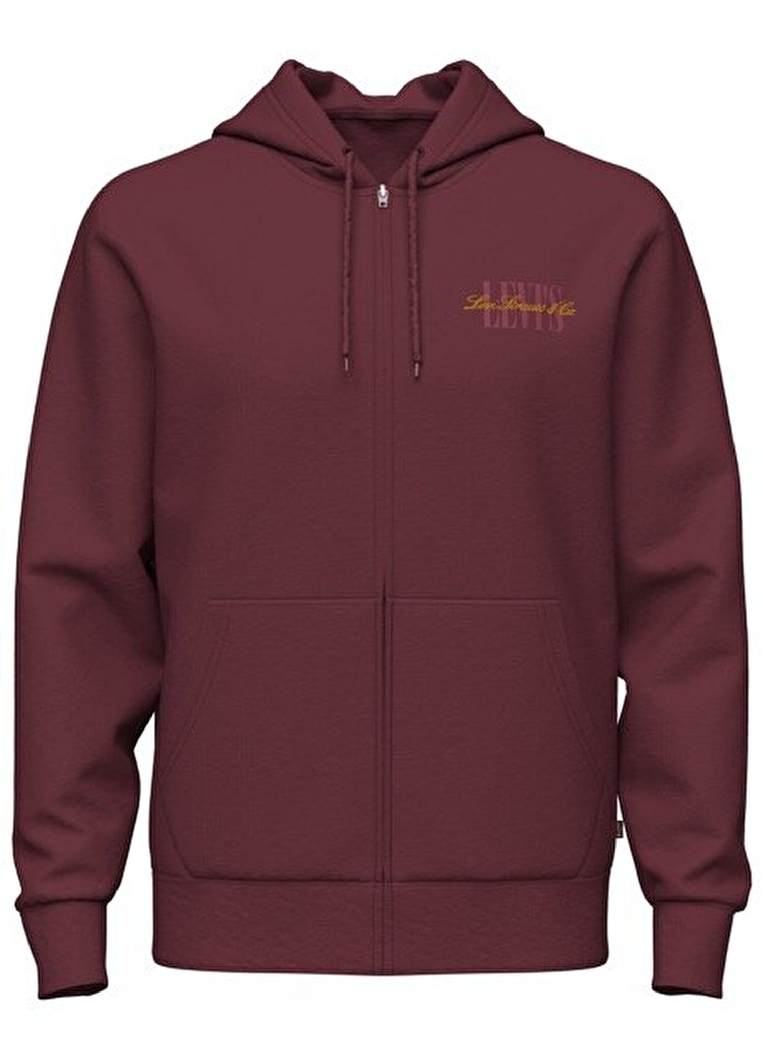 Relaxed Graphic Zip Up Sweatshirt