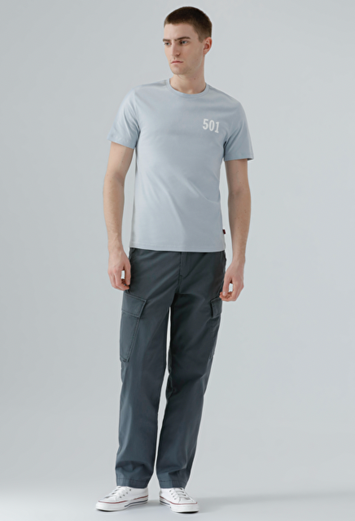 XX Cargo Taper Erkek Pantolon - Slate Poplin